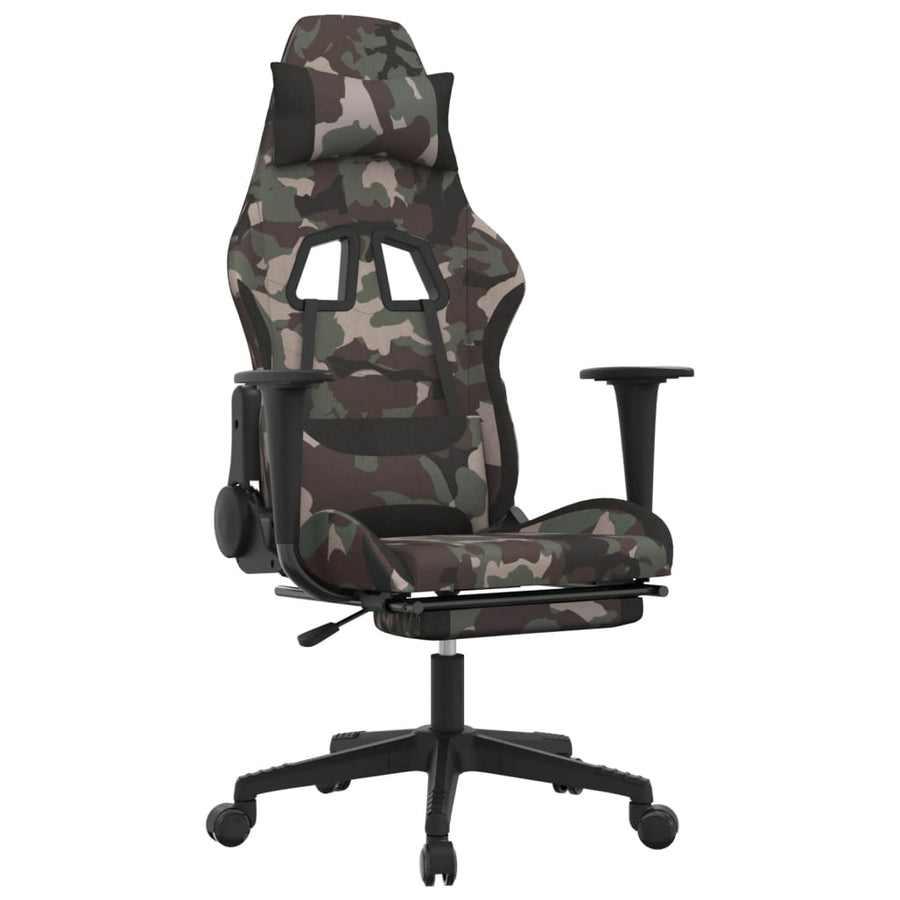 Gamestoel Stof Camouflage en zwart