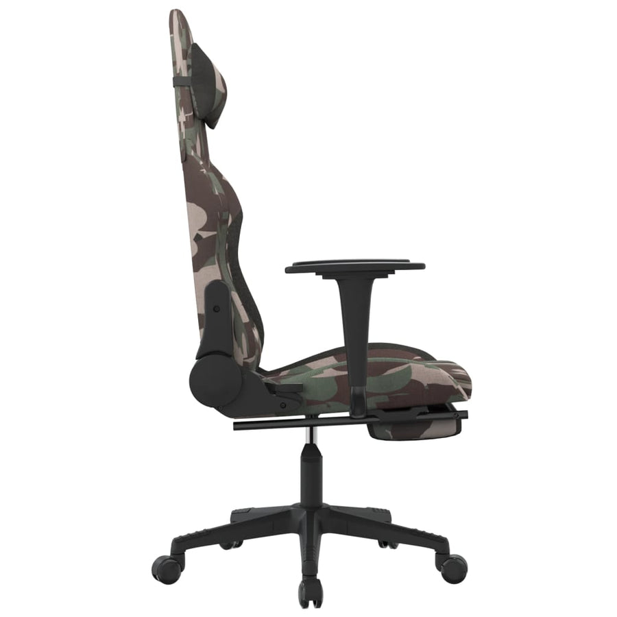 Gamestoel Stof Camouflage en zwart
