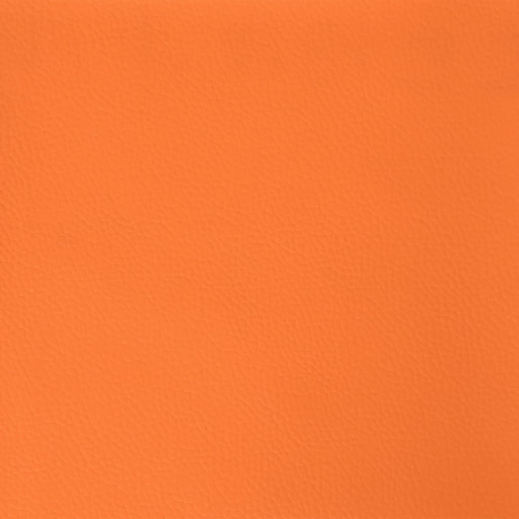 Gamestoel Kunstleer Zwart en oranje Zonder voetensteun