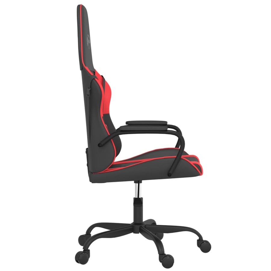 Gamestoel Kunstleer Zwart En Rood