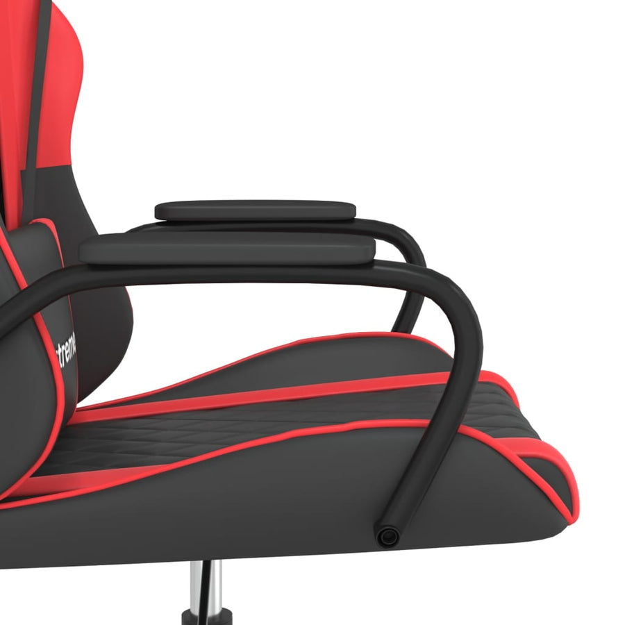 Gamestoel Kunstleer Zwart En Rood