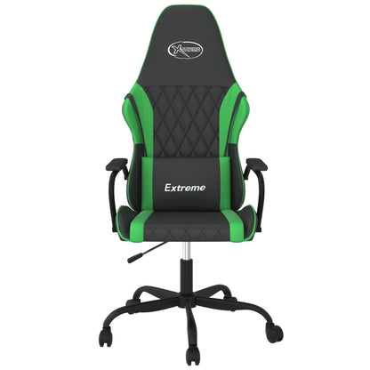 Gamestoel Kunstleer Zwart En Groen