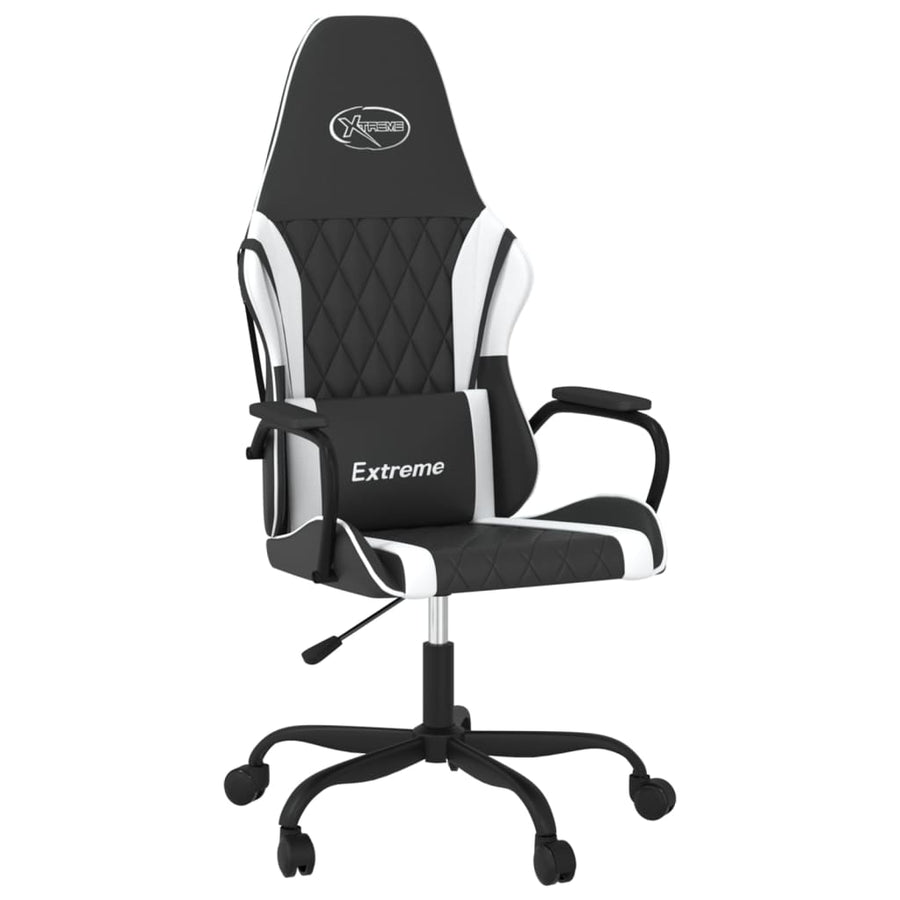 Gamestoel Kunstleer Zwart En Wit