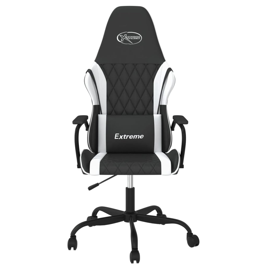 Gamestoel Kunstleer Zwart En Wit