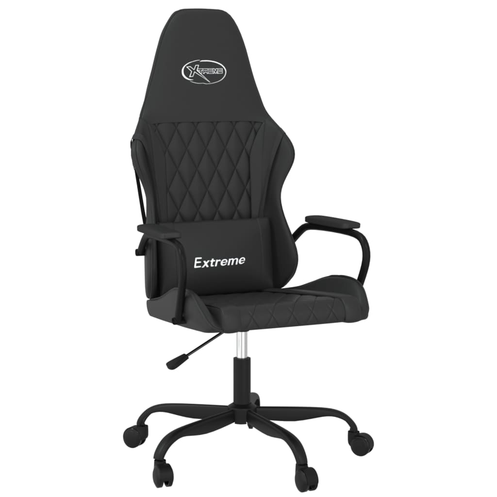 Gamestoel Kunstleer Zwart