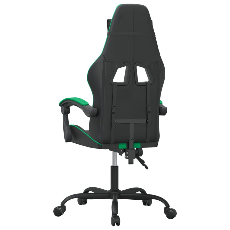 Gamestoel Kunstleer Zwart En Groen