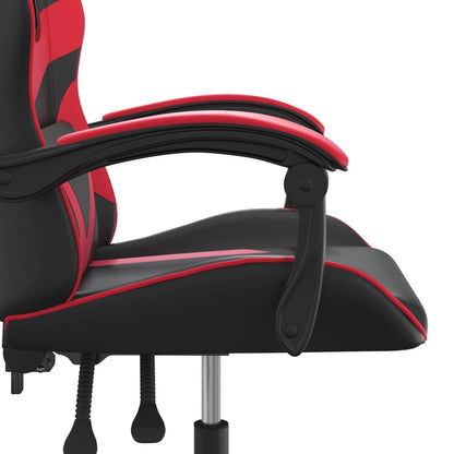 Gamestoel Kunstleer Zwart En Rood 1 Zonder voetensteun