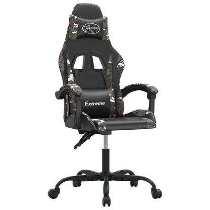 Gamestoel Kunstleer 1 Zwart en camouflage