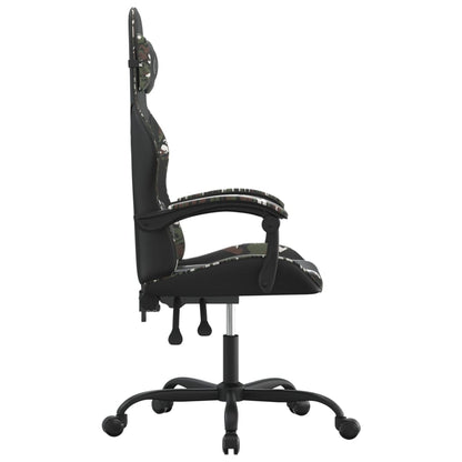 Gamestoel Kunstleer 1 Zwart en camouflage