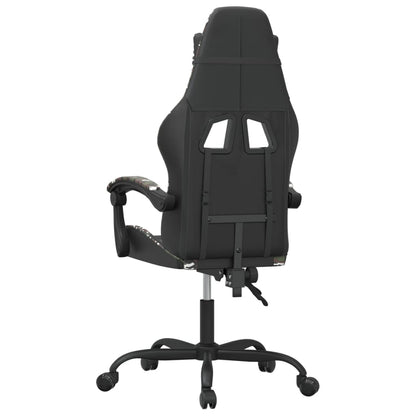 Gamestoel Kunstleer 1 Zwart en camouflage