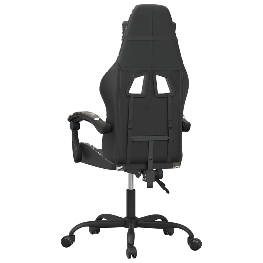 Gamestoel Kunstleer 1 Zwart en camouflage