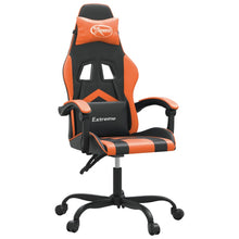 Gamestoel Kunstleer 1 Zwart en oranje