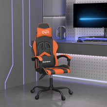 Gamestoel Kunstleer 1 Zwart en oranje