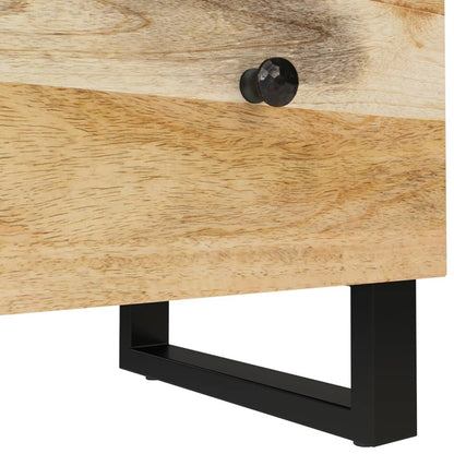 Dressoirs 2 st 60x33x75 cm ruw mangohout