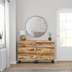 Dressoirs 2 st 60x33x75 cm ruw mangohout