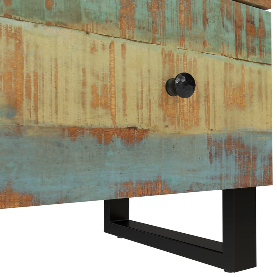Dressoirs 2 st 60x33x75 cm massief gerecycled hout