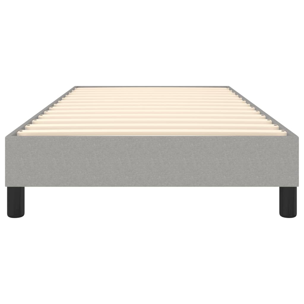 Boxspringframe Stof Lichtgrijs 80 x 200 cm 25 cm