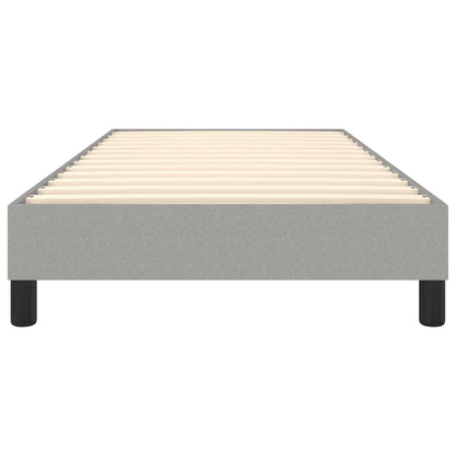 Boxspringframe Stof Lichtgrijs 80 x 200 cm 25 cm