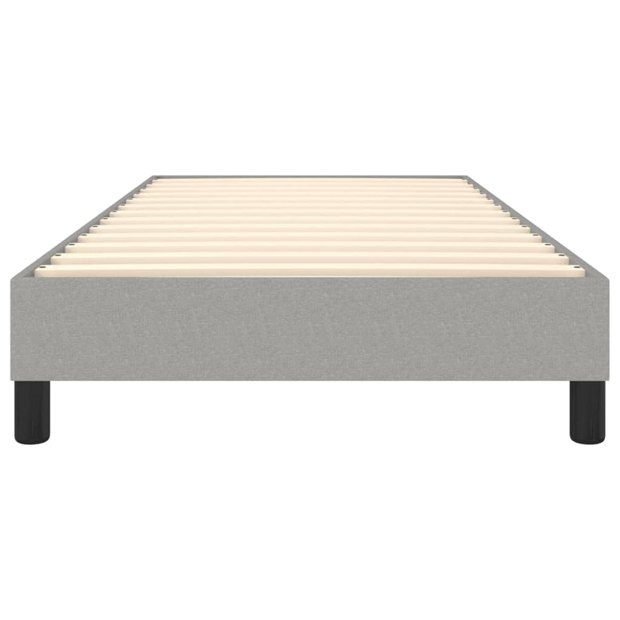 Boxspringframe Stof Lichtgrijs 80 x 200 cm 25 cm