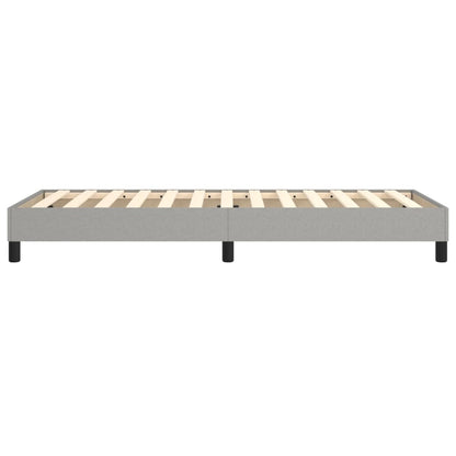 Boxspringframe Stof Lichtgrijs 80 x 200 cm 25 cm