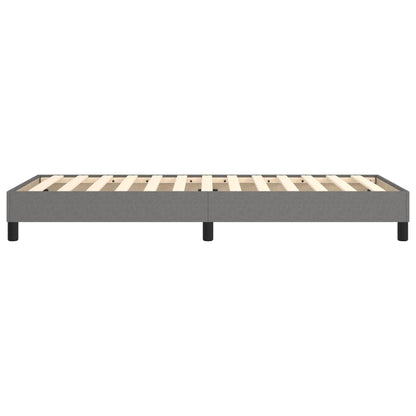 Boxspringframe Stof Donkergrijs 80 x 200 cm 25 cm