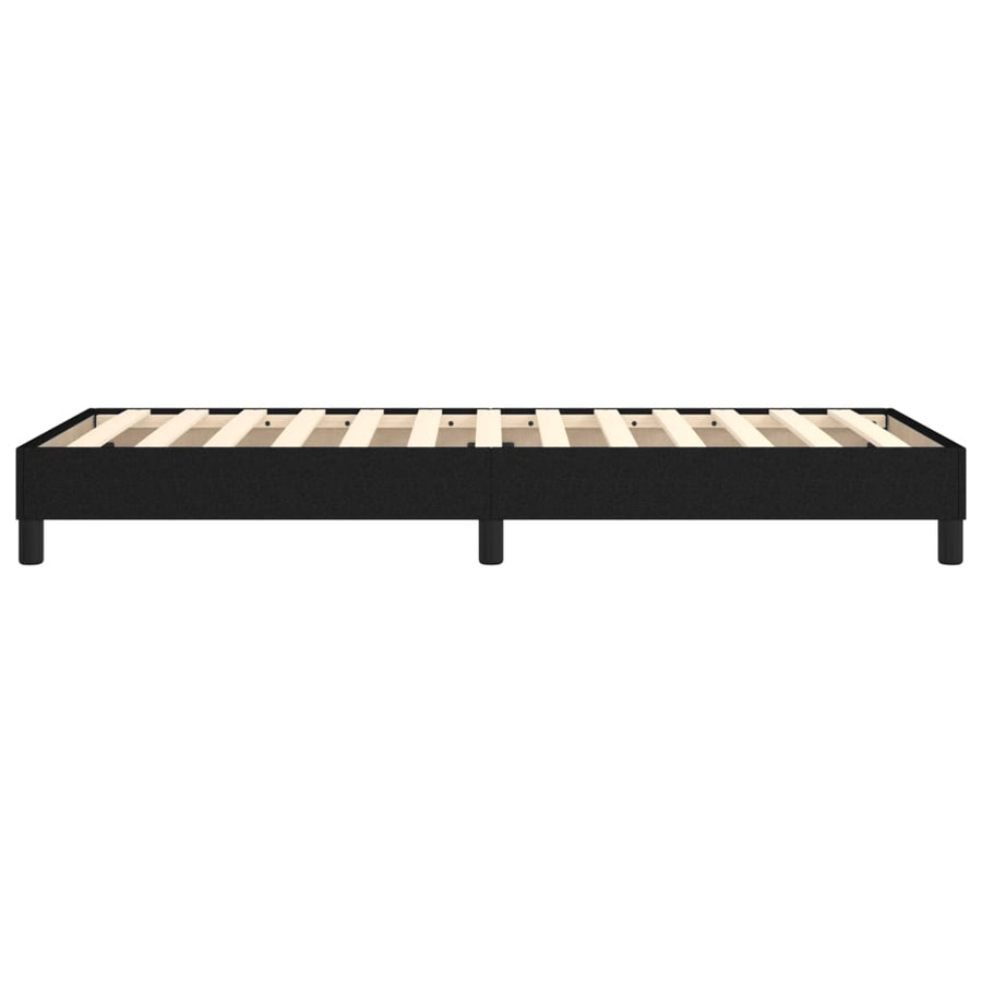 Boxspringframe stof zwart 80x200 cm 80 x 200 cm 25 cm