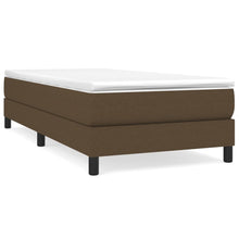 Boxspringframe Stof Donkerbruin 80 x 200 cm 25 cm