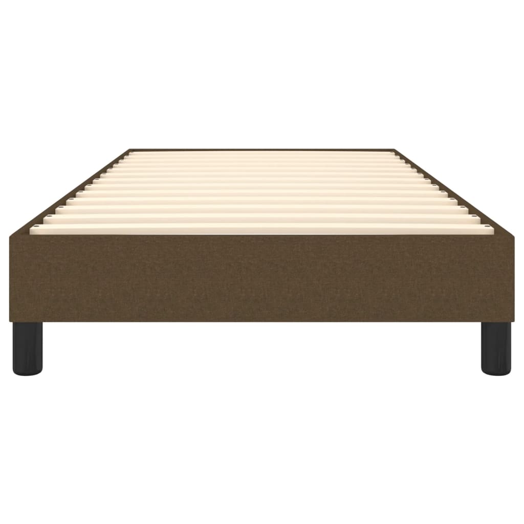Boxspringframe Stof Donkerbruin 80 x 200 cm 25 cm