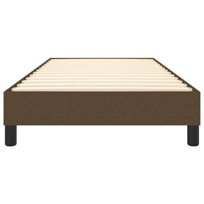 Boxspringframe Stof Donkerbruin 80 x 200 cm 25 cm