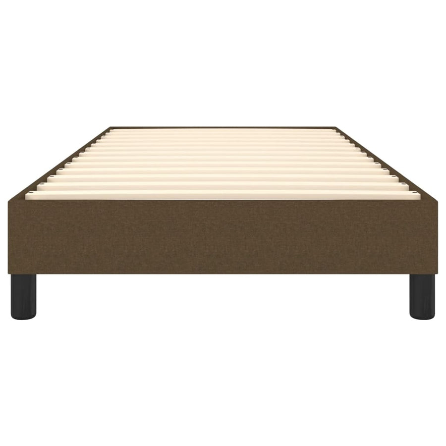 Boxspringframe Stof Donkerbruin 80 x 200 cm 25 cm