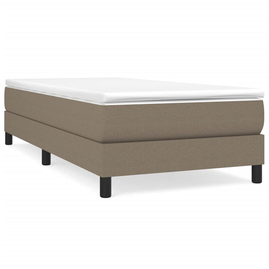 Boxspringframe Stof Taupe 80 x 200 cm 25 cm
