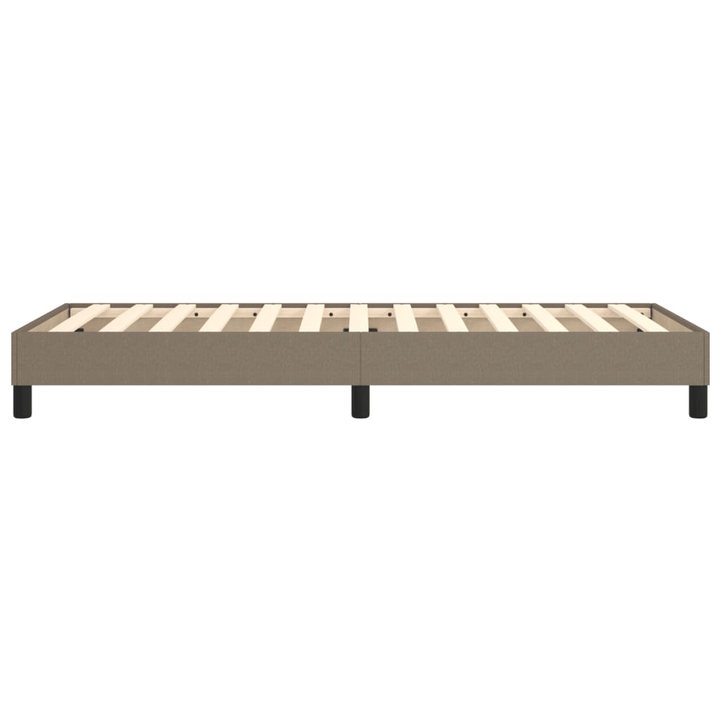Boxspringframe Stof Taupe 80 x 200 cm 25 cm