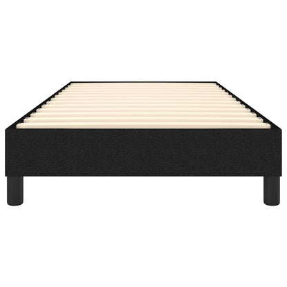 Boxspringframe stof zwart 90x190 cm 90 x 190 cm 25 cm