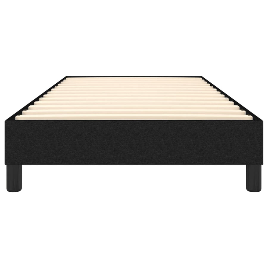 Boxspringframe stof zwart 90x190 cm 90 x 190 cm 25 cm