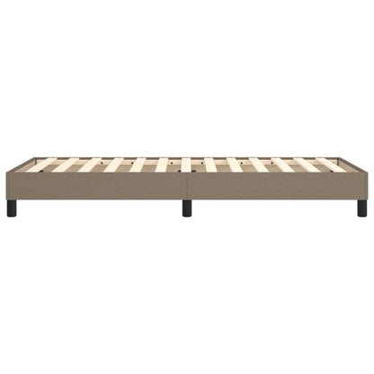 Boxspringframe Stof Taupe 90 x 190 cm 25 cm
