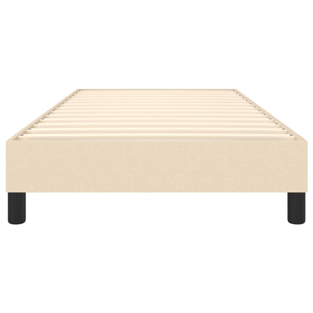 Boxspringframe Stof Kleurig Crème 90 x 190 cm 25 cm