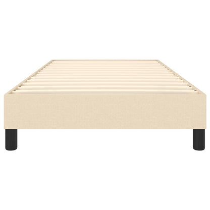 Boxspringframe Stof Kleurig Crème 90 x 190 cm 25 cm