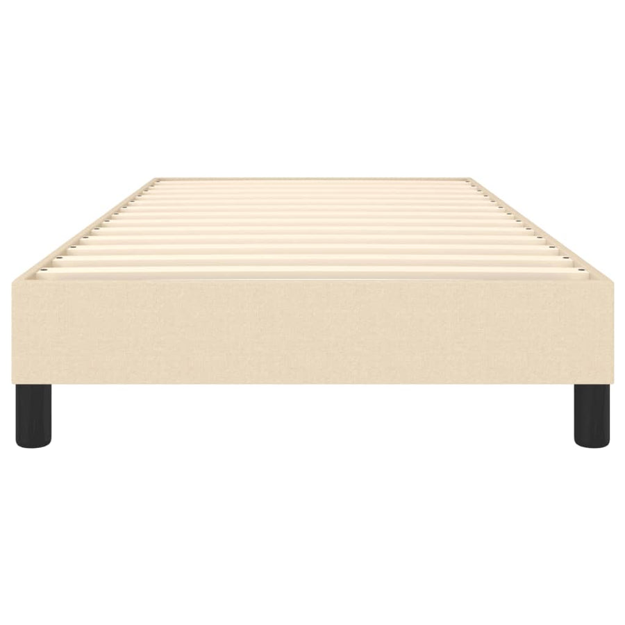 Boxspringframe Stof Kleurig Crème 90 x 190 cm 25 cm