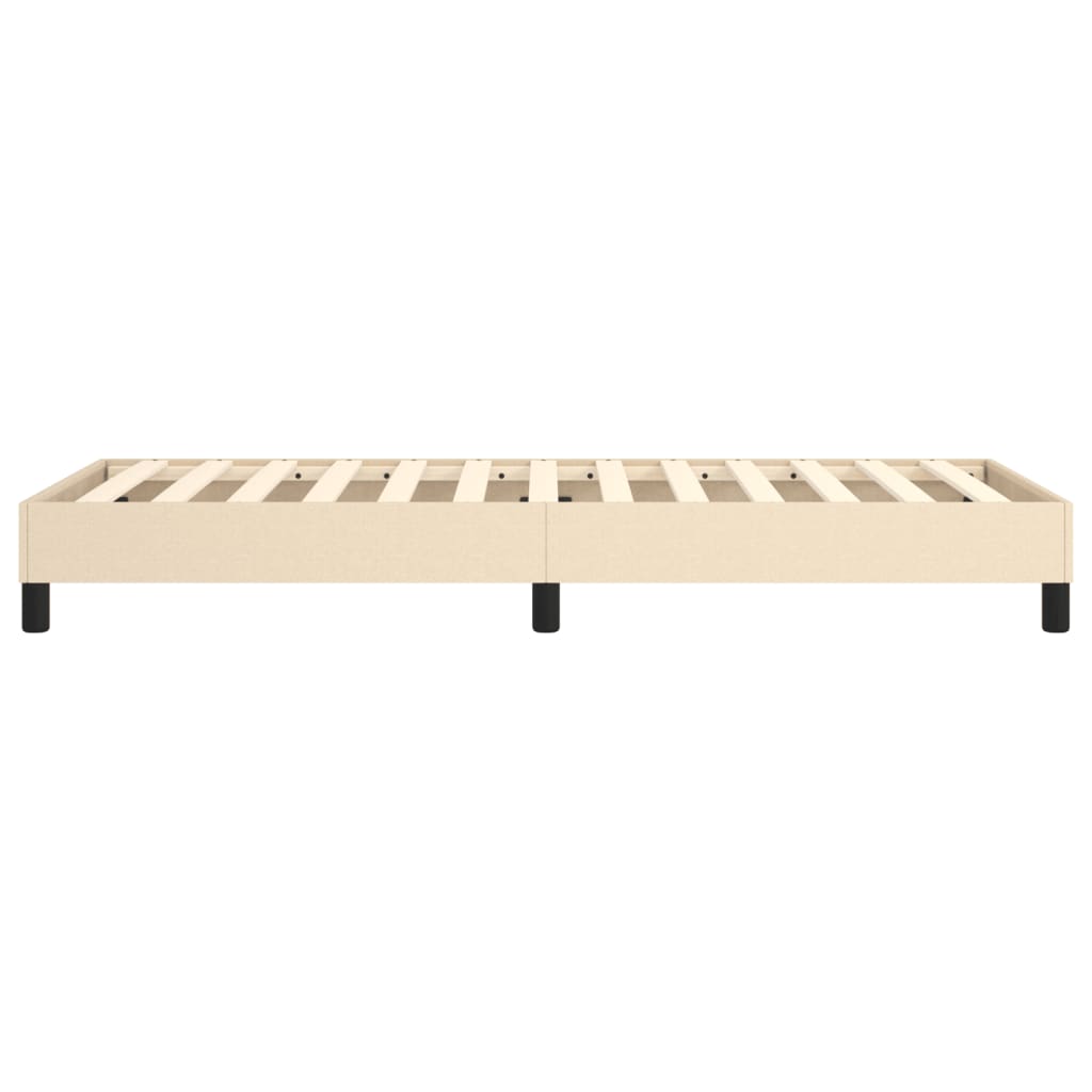 Boxspringframe Stof Kleurig Crème 90 x 190 cm 25 cm