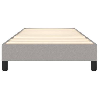 Boxspringframe Stof Lichtgrijs 90 x 200 cm 25 cm