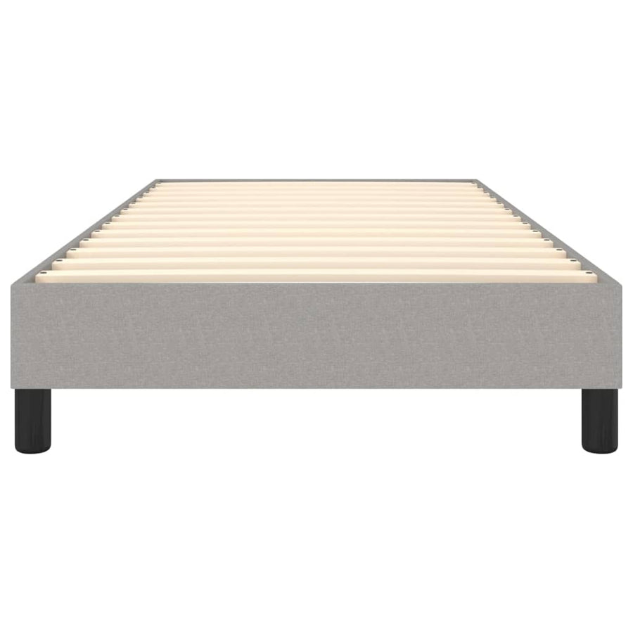 Boxspringframe Stof Lichtgrijs 90 x 200 cm 25 cm