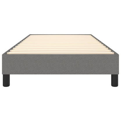 Boxspringframe Stof Donkergrijs 90 x 200 cm 25 cm