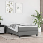 Bedframe 90x200 cm stof donkergrijs