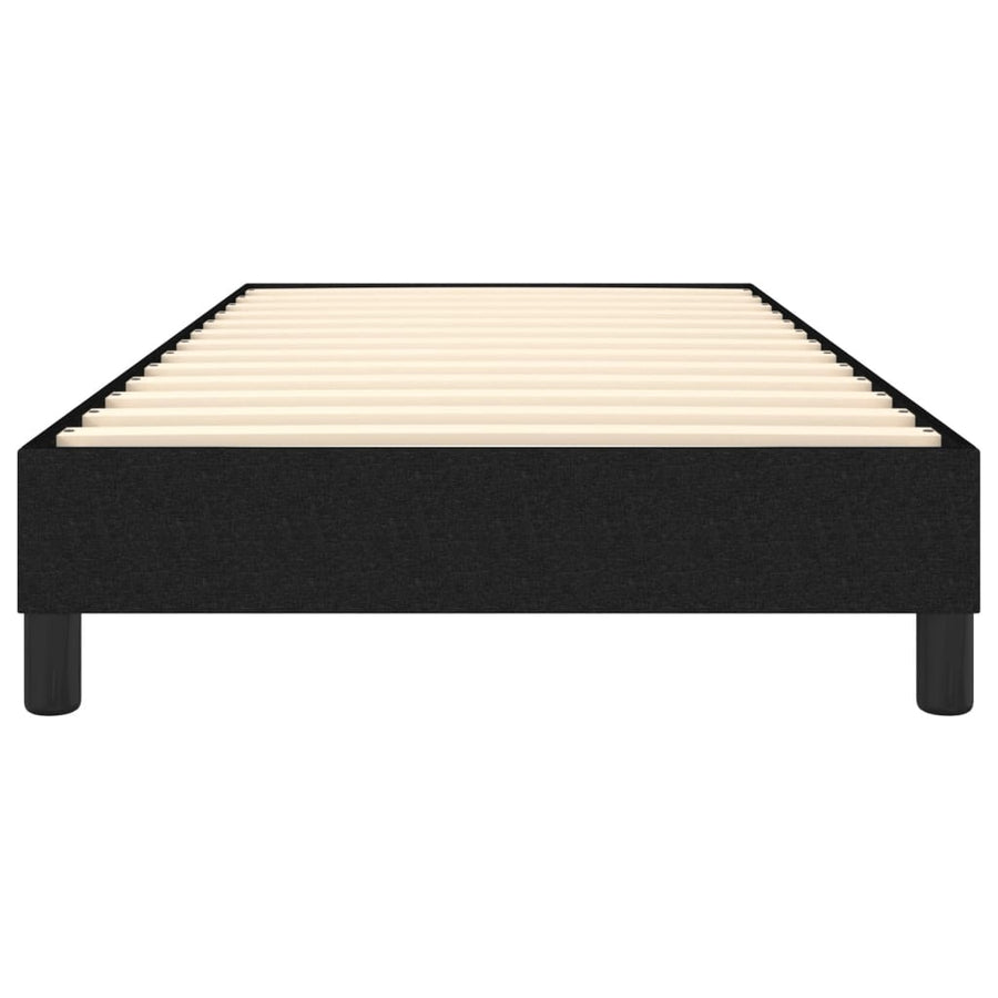 Boxspringframe stof zwart 90x200 cm 90 x 200 cm 25 cm