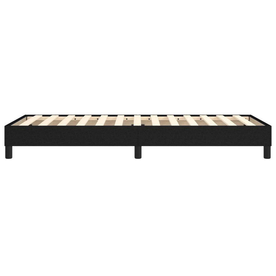 Boxspringframe stof zwart 90x200 cm 90 x 200 cm 25 cm