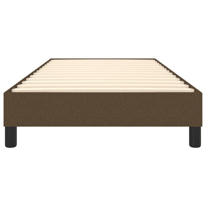 Boxspringframe Stof Donkerbruin 90 x 200 cm 25 cm