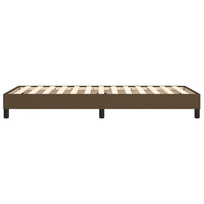 Boxspringframe Stof Donkerbruin 90 x 200 cm 25 cm
