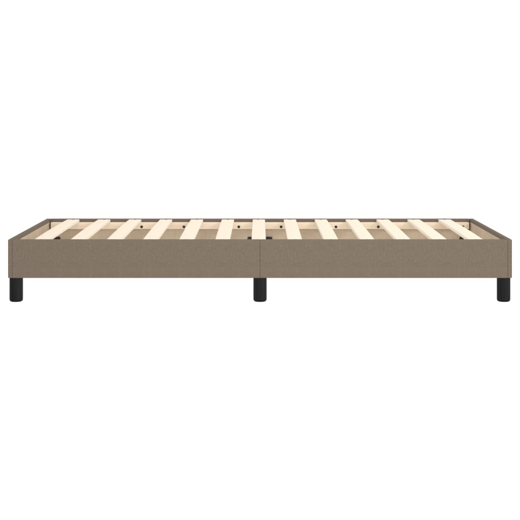 Boxspringframe Stof Taupe 90 x 200 cm 25 cm
