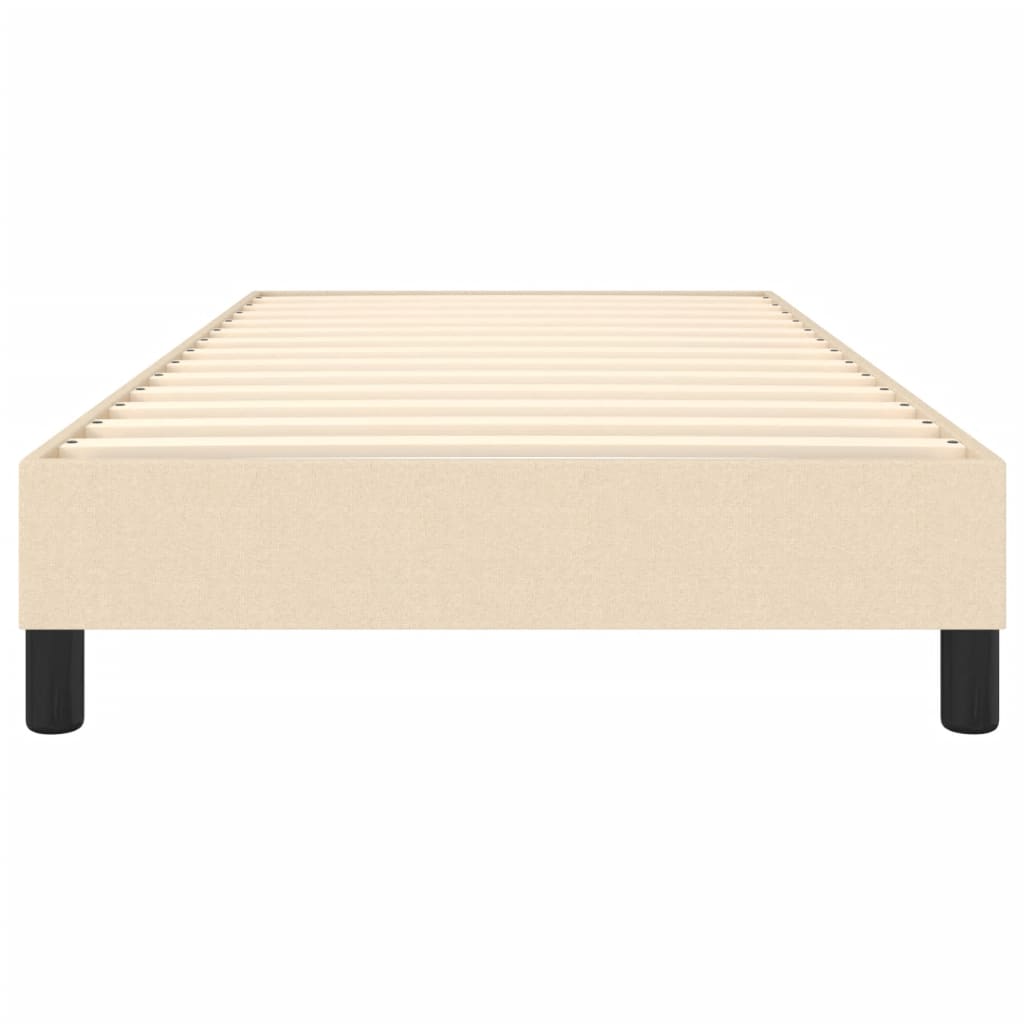 Boxspringframe Stof Kleurig Crème 90 x 200 cm 25 cm