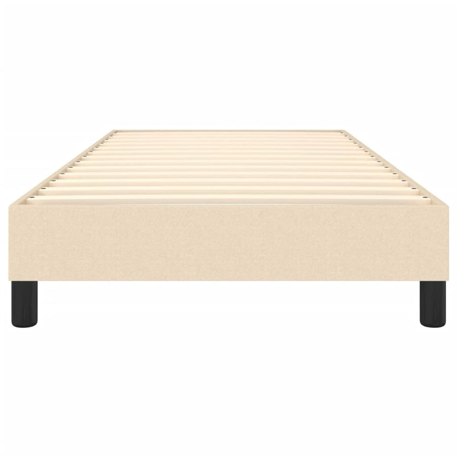 Boxspringframe Stof Kleurig Crème 90 x 200 cm 25 cm